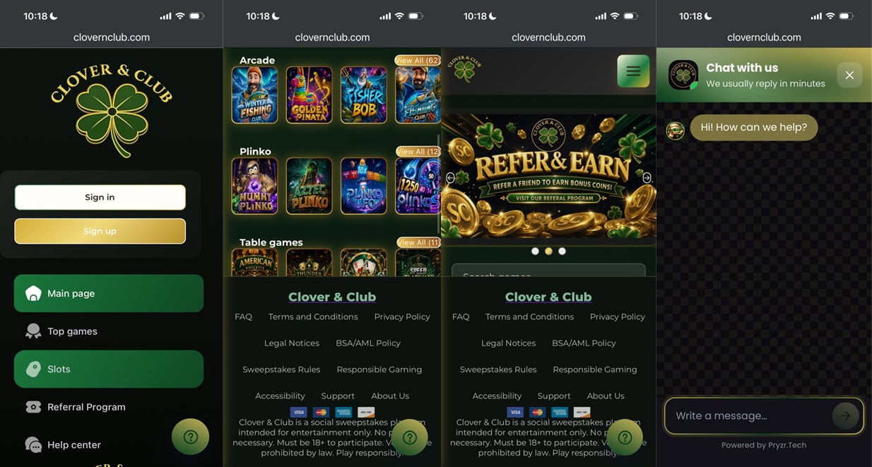 Clover & Club UX