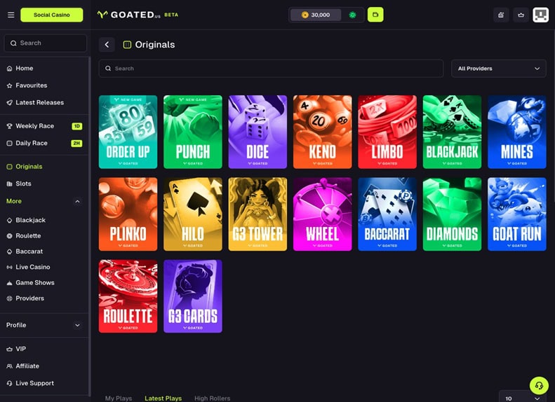 Goated.us Originals