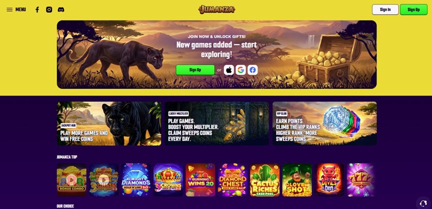 Jumanza Homepage