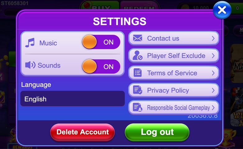LaviBucks Settings