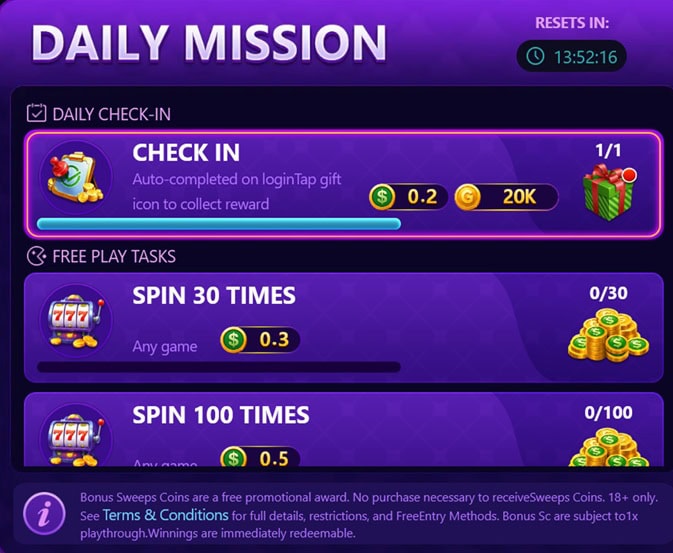 My Betz Daily Bonus