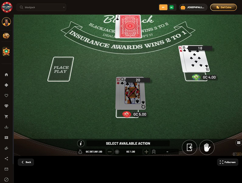 NoLimitGaming Blackjack