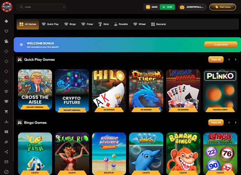 NoLimitGaming Games