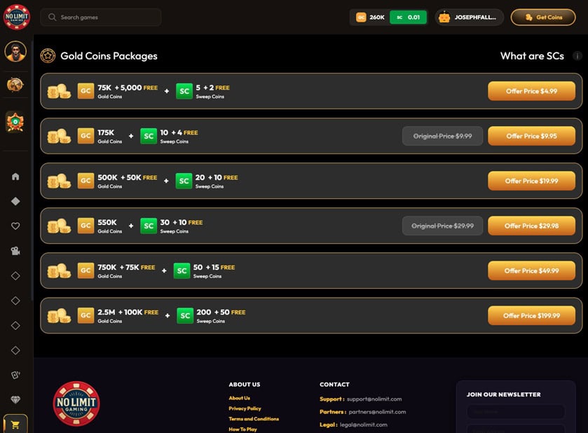 NoLimitGaming Store