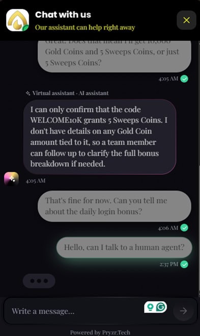 Pryzr Support