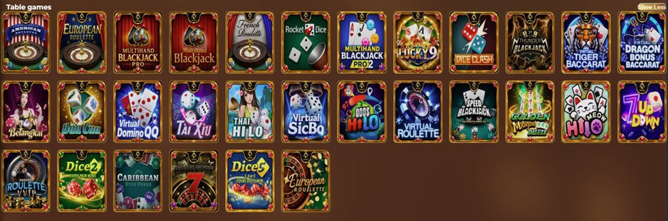 Pryzr Table Games
