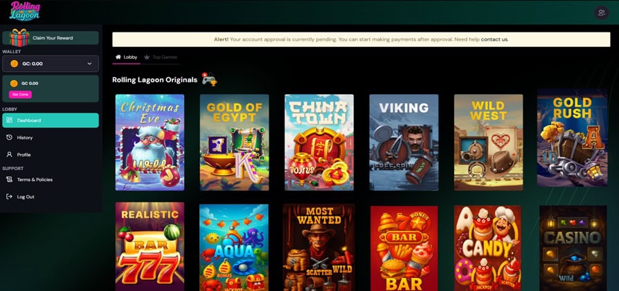 Rolling Lagoon Homepage