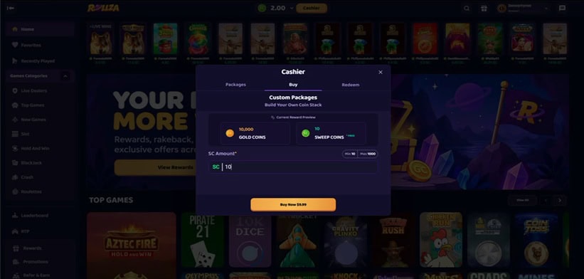 Rollza Cashier