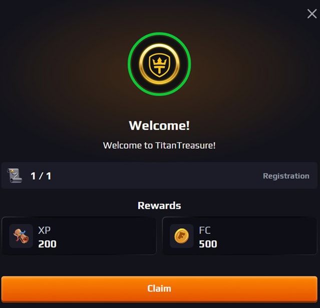 TitanTreasure Bonus