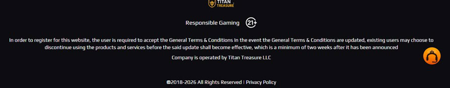 TitanTreasure Footer