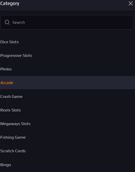 TitanTreasure Games Categories
