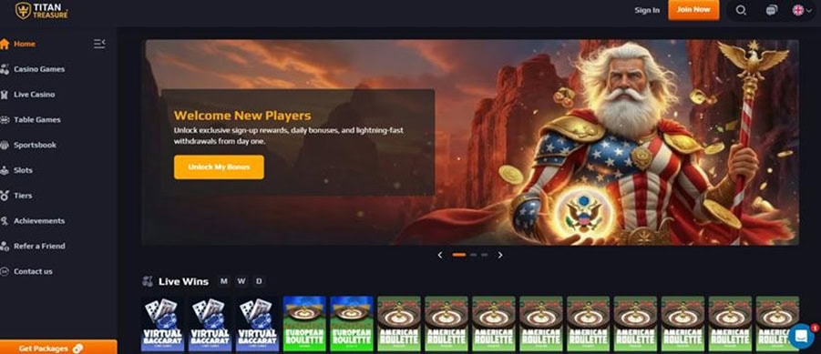 TitanTreasure Homepage