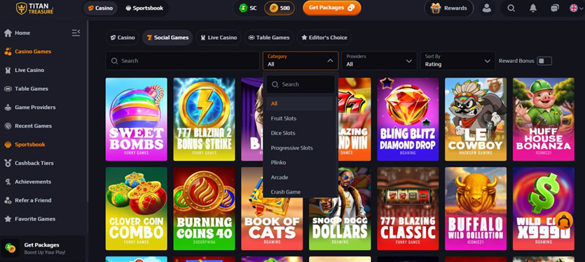 TitanTreasure UX