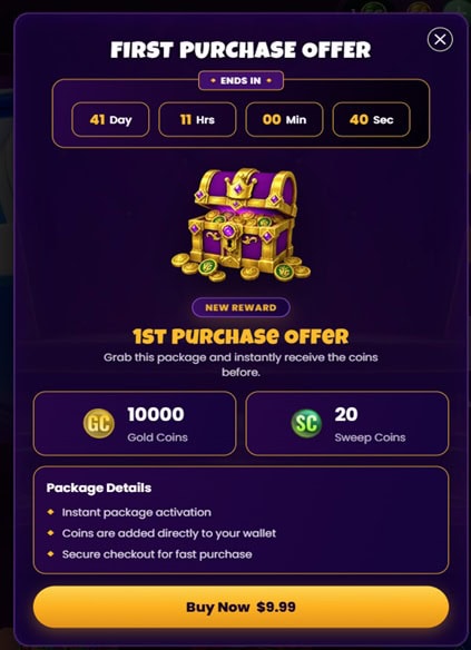 Vegas Glory Deposit Bonus