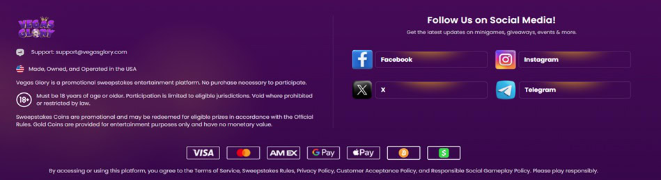 Vegas Glory Footer