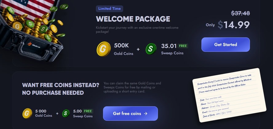 Whale.us Bonuses