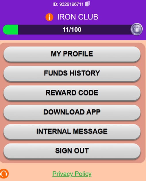 WinSpree Account