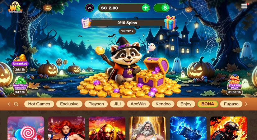 WinSpree Homepage