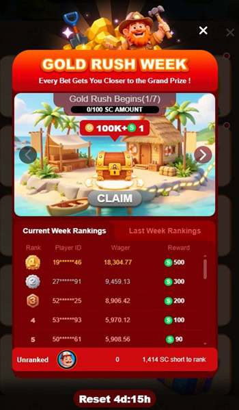 WinSpree Leaderboards